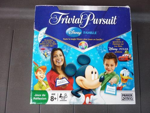 Jeu de société - Trivial Pursuit Disney Famille - Parker, Hobby en Vrije tijd, Gezelschapsspellen | Bordspellen, Gebruikt, Een of twee spelers