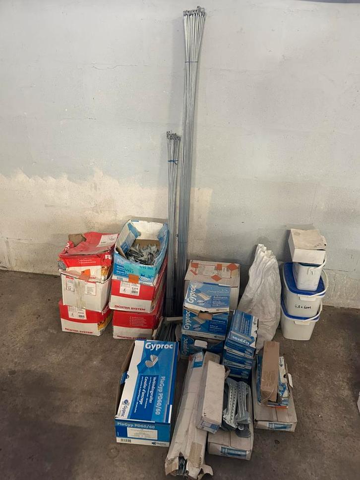 Gyproc Plagyp- & Knauf Richter system accessoires - LOT, Doe-het-zelf en Bouw, IJzerwaren en Bevestigingsmiddelen, Schroeven, Ophalen