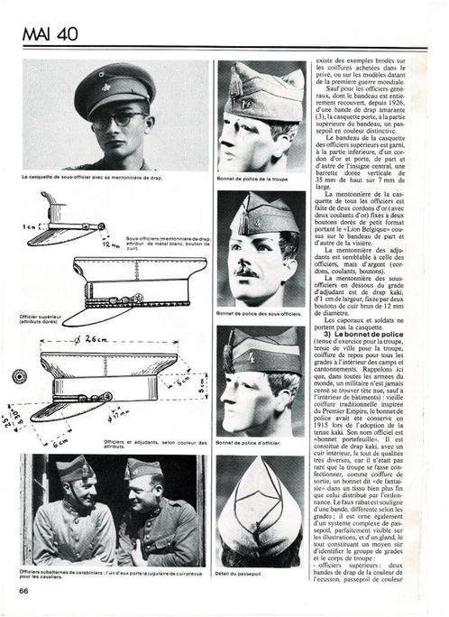 képi de pompier belge période ww2, Verzamelen, Militaria | Tweede Wereldoorlog, Ophalen of Verzenden