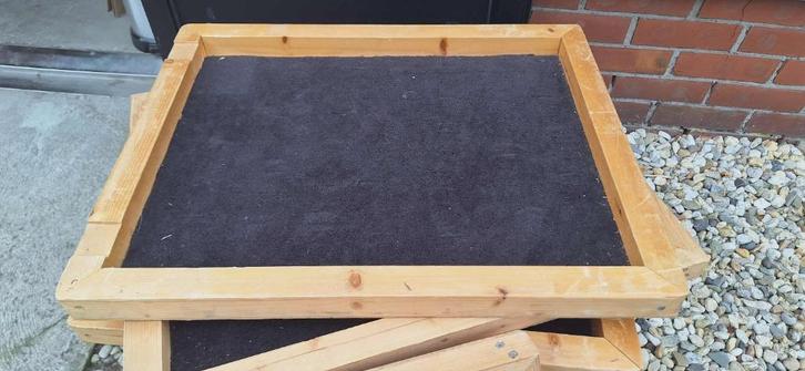 Houten winkeldisplay, shopdisplay, open toonbank vitrine., Huis en Inrichting, Kasten | Vitrinekasten, Gebruikt, Minder dan 100 cm