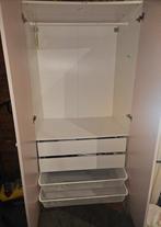 2deurs roze/witte kast, Ophalen, Gebruikt