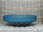 Mooie blauwe stenen schaal cachepot, 25 tot 40 cm, Gebruikt, Rond, Binnen
