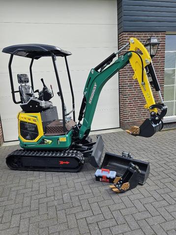 Minigraver Minigraafmachine Graafmachine Kingway HAPPY 1150K beschikbaar voor biedingen