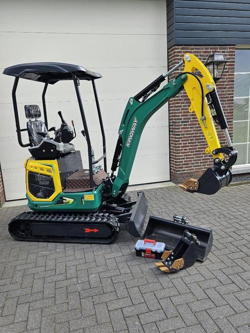Minigraver Minigraafmachine Graafmachine Kingway HAPPY 1150K, Zakelijke goederen, Machines en Bouw | Kranen en Graafmachines, Graafmachine