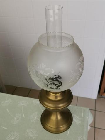 Koper lamp H 49 cm  beschikbaar voor biedingen