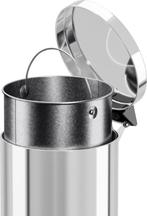 NIEUW - UITVERKOOP OP=OP ! - Hailo Pedaalemmer 12 Liter RVS, Neuf, Inox, À pédale, Moins de 50 cm
