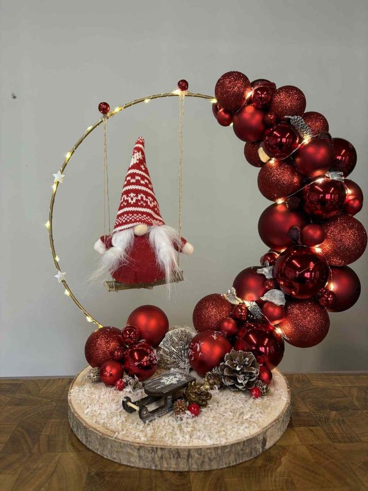 Kerststukje Nieuw !!! met gnoompje, Diversen, Kerst, Nieuw, Ophalen