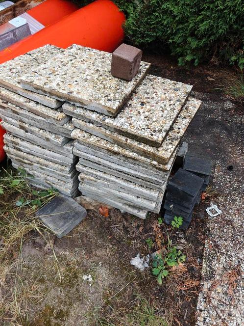 Silexdal 40x40cm, Tuin en Terras, Tegels en Klinkers, Gebruikt, Grind, Ophalen