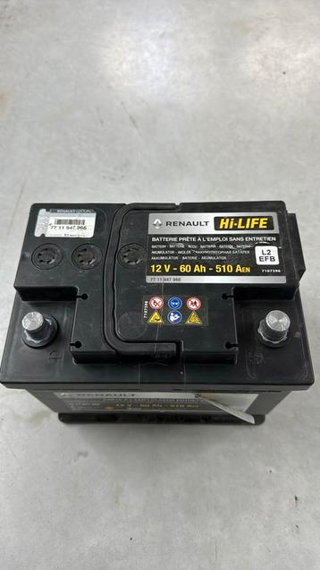 Batterie 12V 60Ah 510A ***Garantie*** beschikbaar voor biedingen