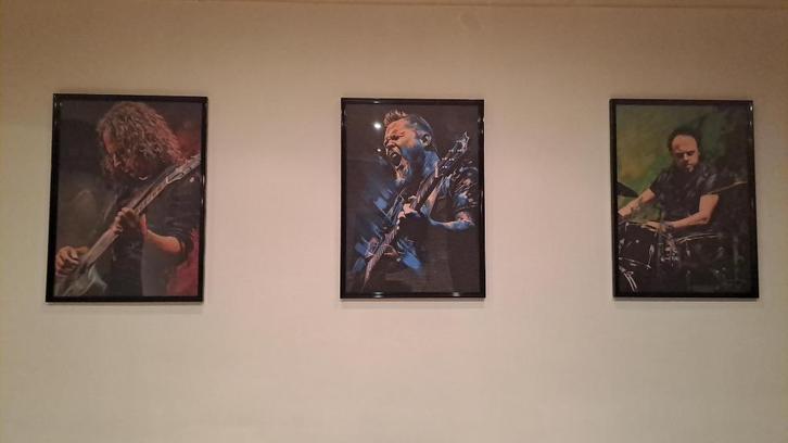 kaders metallica, Verzamelen, Posters, Nieuw, Muziek, Deurposter of groter, Rechthoekig Staand, Met lijst, Ophalen
