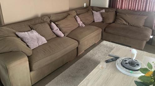 Hoeksalon, Huis en Inrichting, Zetels | Complete zithoeken, Gebruikt, Stof, Ophalen