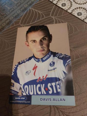 Wielerkaart : Allan Davis / Quick Step beschikbaar voor biedingen
