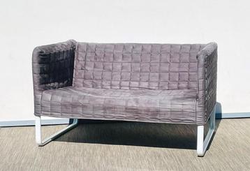 Canapé Ikea Knopparp # Vintage # Sofa # Loveseat # Bank, Enlèvement ou Envoi, Utilisé, Tissus, Vintage