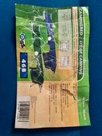 Stevig veldbed in donkerblauw met draagzak, Ophalen, Gebruikt