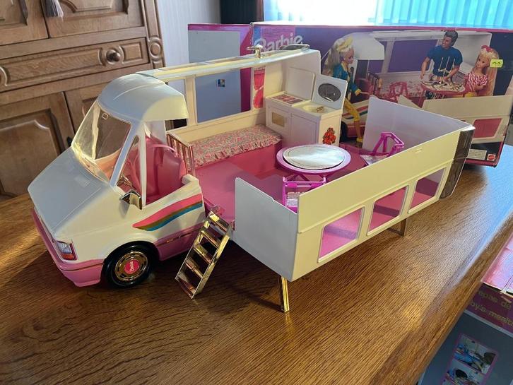 Barbie dream camper - vintage, Kinderen en Baby's, Speelgoed | Poppen, Zo goed als nieuw, Barbie, Ophalen