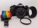 Appareil photo Canon A1 avec objectif Canon 50 mm FD f/1.8, Comme neuf, Reflex miroir, Canon, Enlèvement ou Envoi
