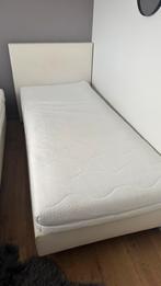 Wit bed (boxspring) moet snel weg!, 100 cm, Une personne, Enlèvement, Utilisé