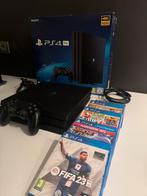 Playstation 4 pro 1 TB 4K met toebehoren en extra!, Ophalen of Verzenden, Zo goed als nieuw, 1 TB, Pro