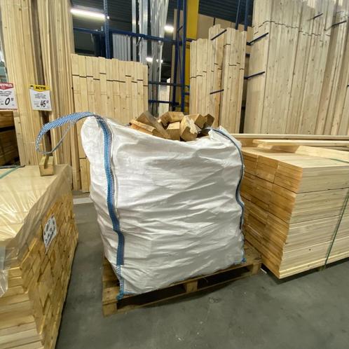 Haardhout | Brandhout | Big Bag | 1 Kuub | Goedkoop, Tuin en Terras, Brandhout, Blokken, Minder dan 3 m³, Ophalen