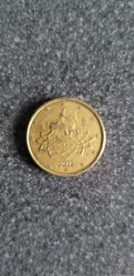 Zeldzame italiaanse 50cent, Postzegels en Munten, Munten | Europa | Euromunten, Ophalen of Verzenden, 50 cent