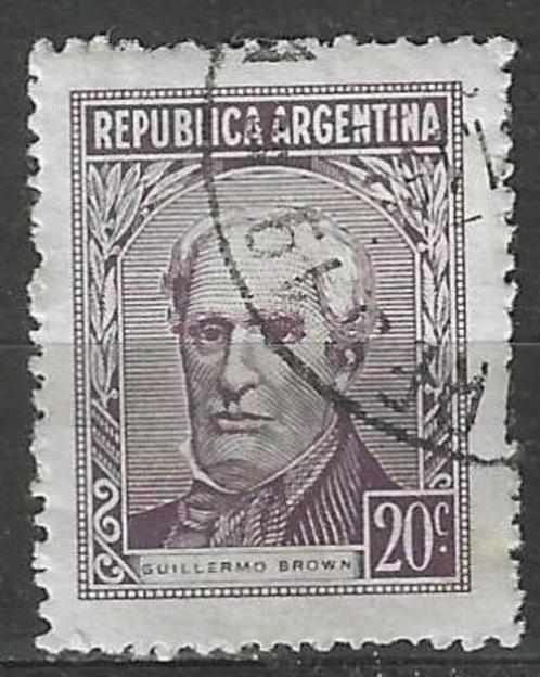 Argentinie 1956 - Yvert 570 - Guillermo Brown (ST), Postzegels en Munten, Postzegels | Amerika, Gestempeld, Verzenden