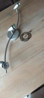 plafondlamp met 3 spotjes, Ophalen, Gebruikt, Metaal