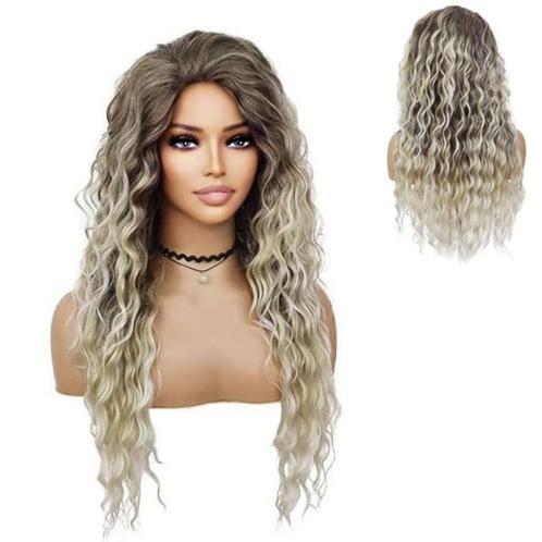 Nonchalante pruik wild haar vol volume met slagen, Handtassen en Accessoires, Uiterlijk | Haarverzorging, Nieuw, Pruik of Haarverlenging