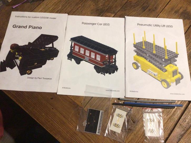 Lego beschrijvingen exclusieve sets 3 stuks, Kinderen en Baby's, Speelgoed | Duplo en Lego, Zo goed als nieuw, Lego, Losse stenen