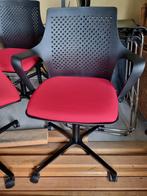 design beraustoelen met pomp, Ophalen of Verzenden, Zo goed als nieuw, Bureaustoel, Rood