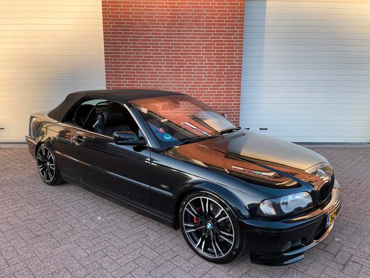 Bmw 330ci cabrio xenon leer m pakket, Auto's, BMW, Particulier, 3 Reeks, Handgeschakeld, Zwart, Ophalen