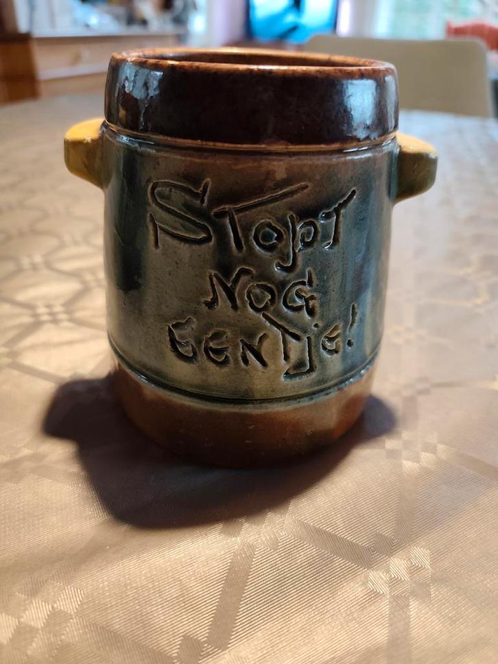 Pot voor tabak. Meer dan 100 jaar oud., Antiek en Kunst, Antiek | Keramiek en Aardewerk, Ophalen of Verzenden