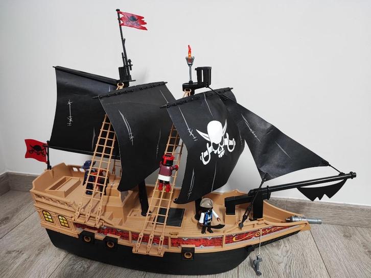 *48   PLAYMOBIL nr 6678   Piratenboot (4-10j)    prijsje;75€, Kinderen en Baby's, Speelgoed | Playmobil, Zo goed als nieuw, Ophalen