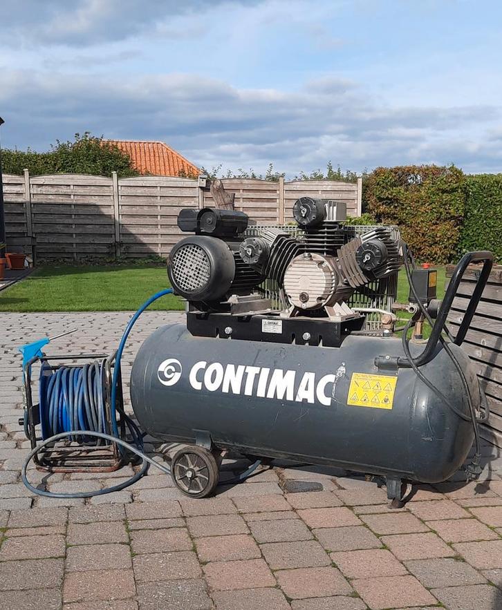 Contimac luchtcompessor, Doe-het-zelf en Bouw, Compressors, Gebruikt, Ophalen