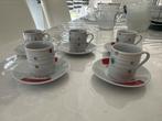 5 tasses et sous-tasses à expresso - FMX FINE PORCELAINE, Ophalen