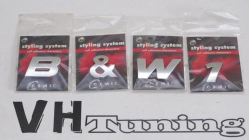 3D logo letters chroom, zelfklevende merk Cosmic, Auto diversen, Overige Auto diversen, Ophalen