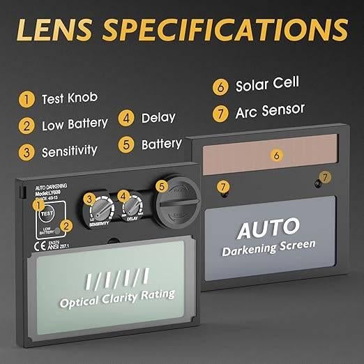 casque de soudeur | autoassombrissant | LIVRAISON GRATUITE, Neuf, -, -, TOOLIOM