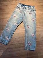 Monnalisa licht jeans met rekker “thema Marie”, Ophalen of Verzenden, Zo goed als nieuw