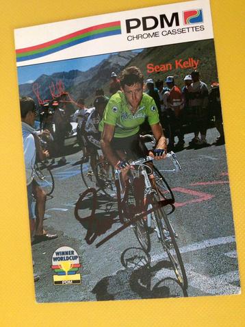 Wielerkaart 1989 tour de france sean kelly signe, Envoi