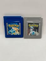 Pokemon Blue + Silver Nintendo Game Boy Bundle Lot, Games en Spelcomputers, Avontuur en Actie, Gebruikt, 1 speler, Ophalen of Verzenden