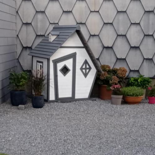 Houten speelhuisje, Kinderen en Baby's, Speelgoed | Buiten | Speelhuisjes, Gebruikt, Hout, Ophalen