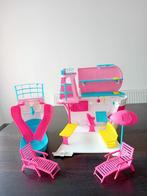 Vaar in Stijl met de Witte en Roze Barbie Boot!, Kinderen en Baby's, Speelgoed | Poppen, Gebruikt, Ophalen, Barbie