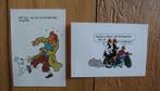 wenskaarten Kuifje Hergé 1986 Loeb Casterman, Verzamelen, Ophalen of Verzenden, Kuifje, Zo goed als nieuw, Overige typen
