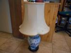 Vintage staande lamp met tekening, Ophalen of Verzenden