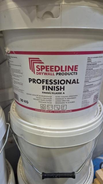Speedline Professional Finish 20kg beschikbaar voor biedingen