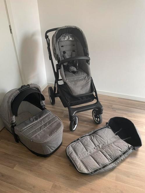 Thule Sleek kinderwagen, Kinderen en Baby's, Kinderwagens en Combinaties, Gebruikt, Kinderwagen, Overige merken, Duowagen, Met reiswieg
