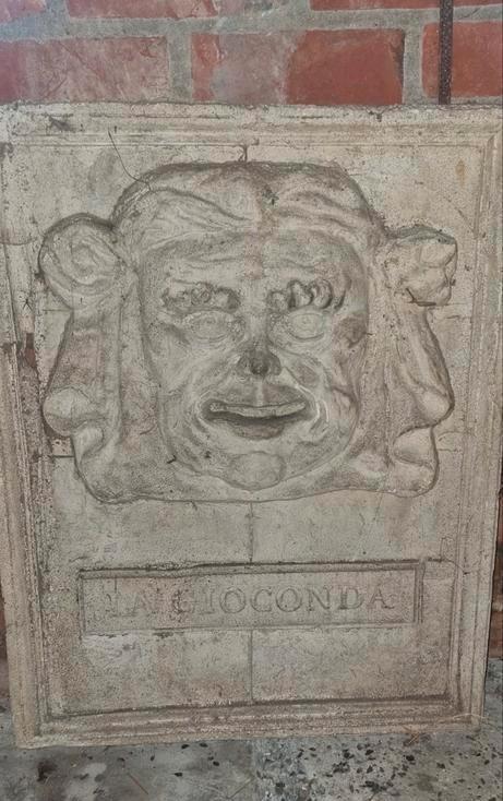 Romeinse gravure ., Tuin en Terras, Tuinbeelden, Zo goed als nieuw, Ophalen of Verzenden