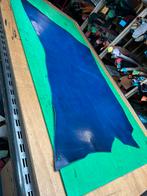 Koning blauw tuigleer 3 mm dikte soepel nr4, Hobby en Vrije tijd, Stoffen en Lappen, Ophalen of Verzenden, Zo goed als nieuw, Blauw