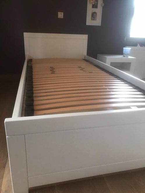 éénpersoonsslaapkamer WIT TOPKWALITEIT, Huis en Inrichting, Slaapkamer | Complete slaapkamers, Zo goed als nieuw, Eenpersoons