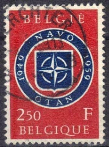 Belgie 1959 - Yvert/OBP 1094 - 10e verjaardag Navo (ST) beschikbaar voor biedingen