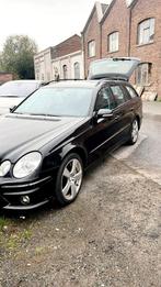 Mercedes e55 amg, Auto's, Automaat, Zwart, Zwart, Leder